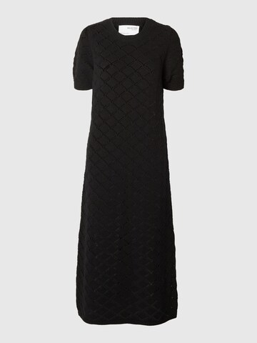 SELECTED FEMME Gebreide jurk in Zwart