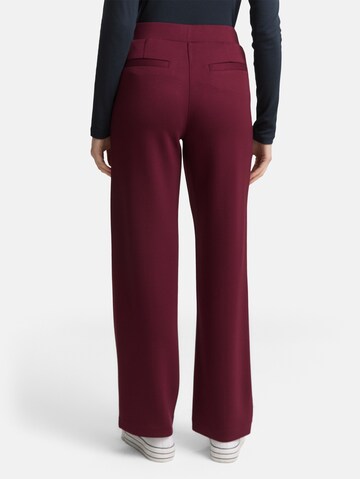 TOM TAILOR Loosefit Broek in Rood