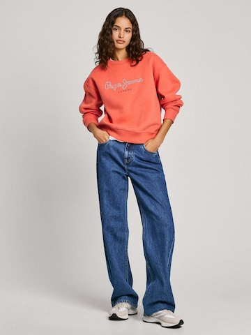 Sweat-shirt Pepe Jeans en rouge