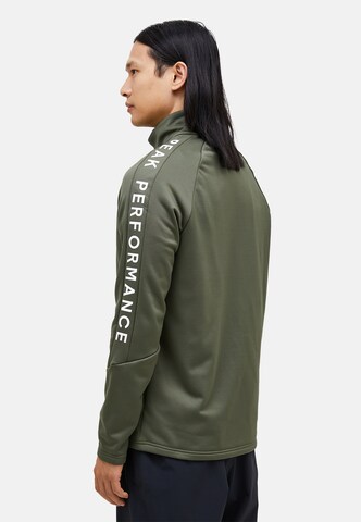 PEAK PERFORMANCE Fleece jas in Groen
