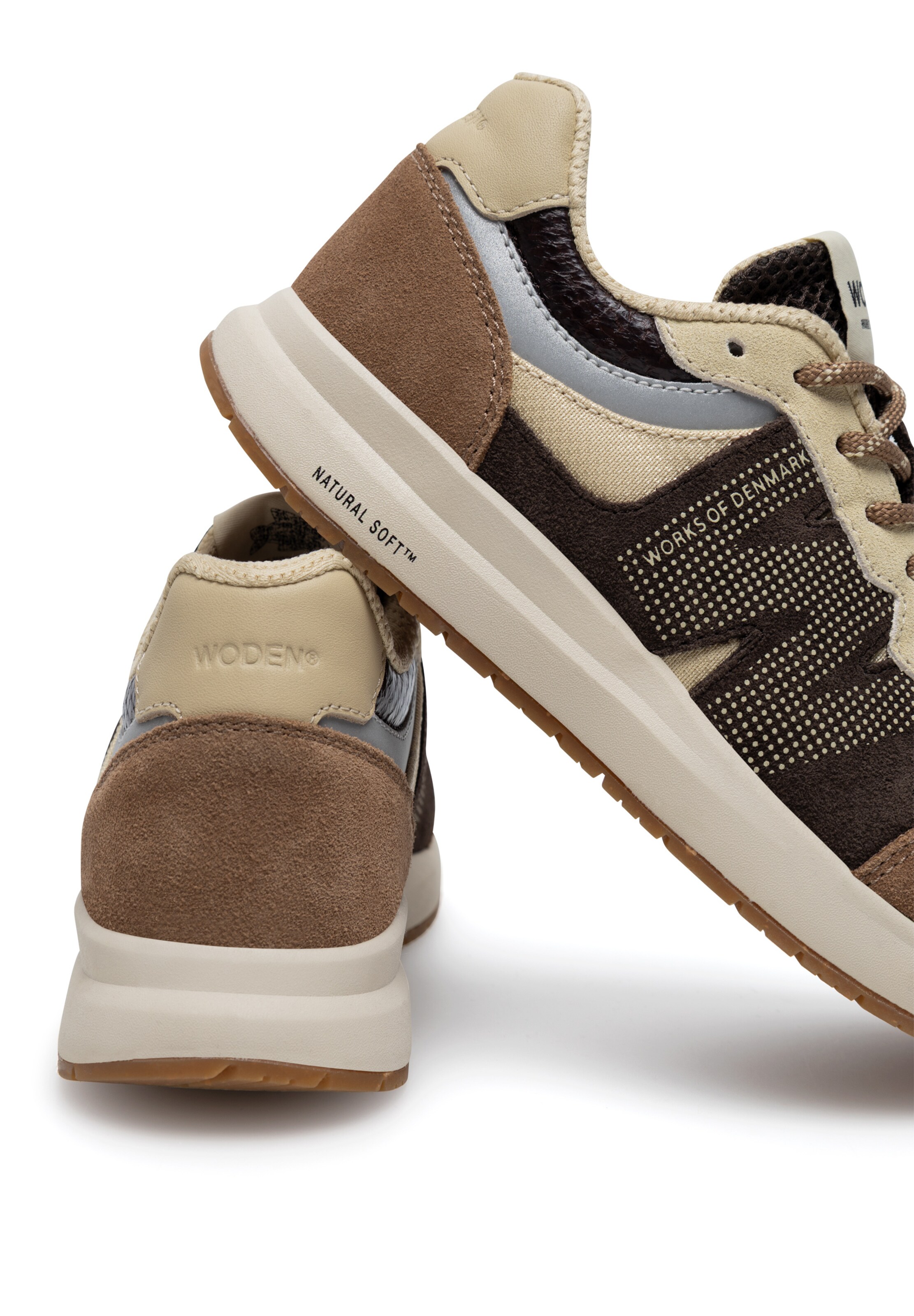 WODEN Sneakers 'Rigmor Open Mesh' in Brown