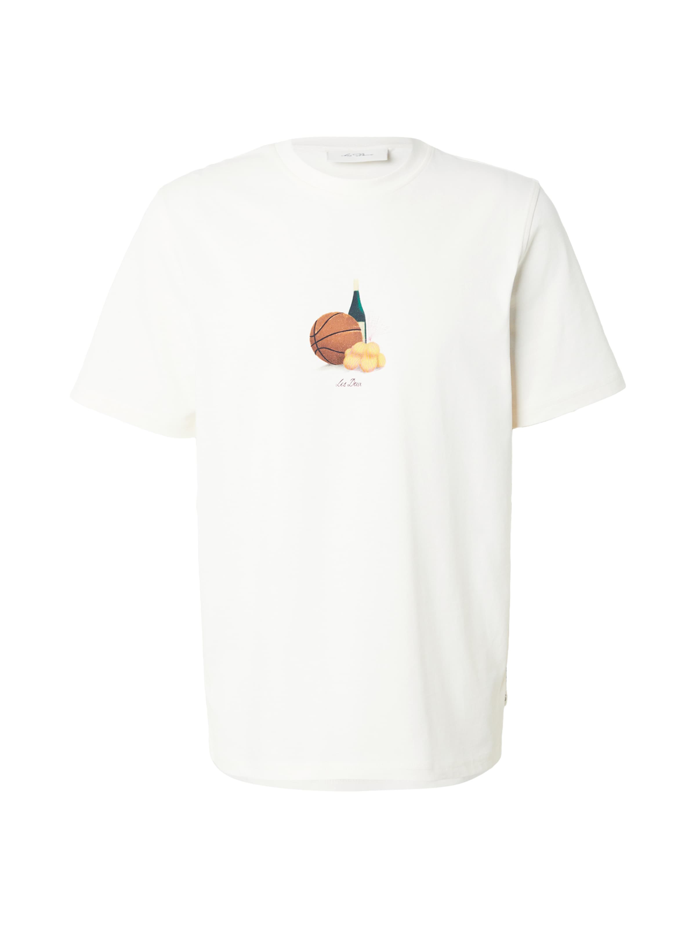T-Shirt 'Lemons' Les Deux en beige : devant