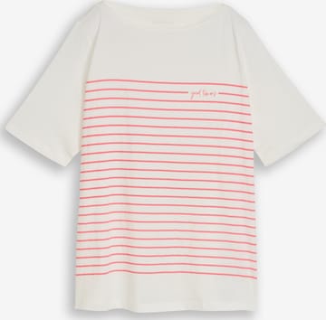 Tom Tailor Women + Shirt in Wit: voorkant
