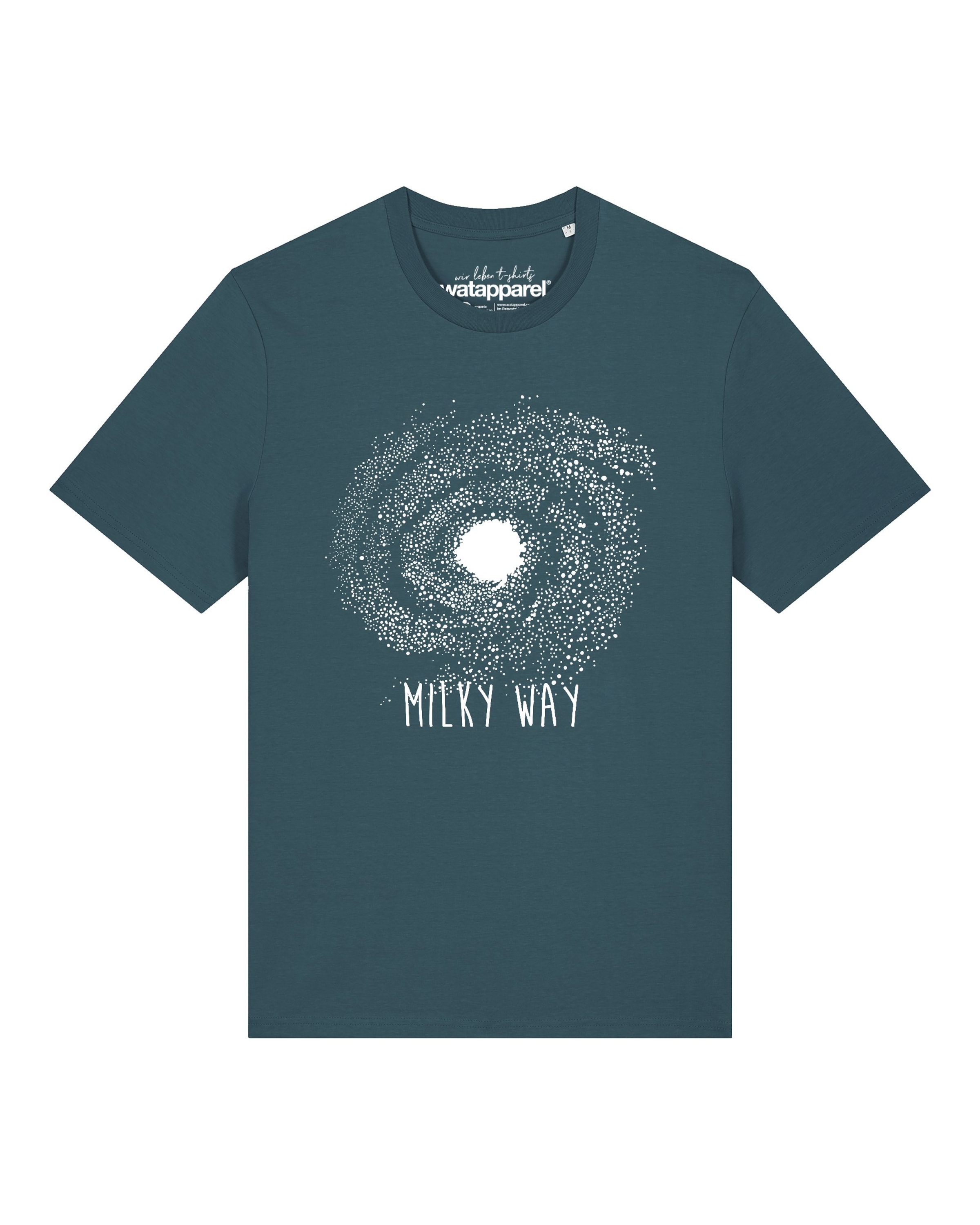 Watapparel Shirt 'Milky Way' in Green: front