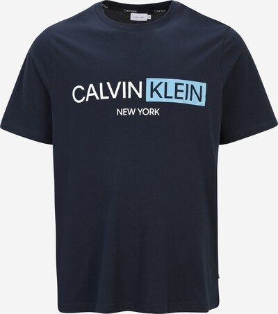 Calvin Klein Big & Tall Särk meresinine / helesinine / valge, Tootevaade