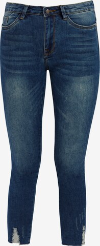 Finn Flare Slim-Fit Jeans in Blau: predná strana