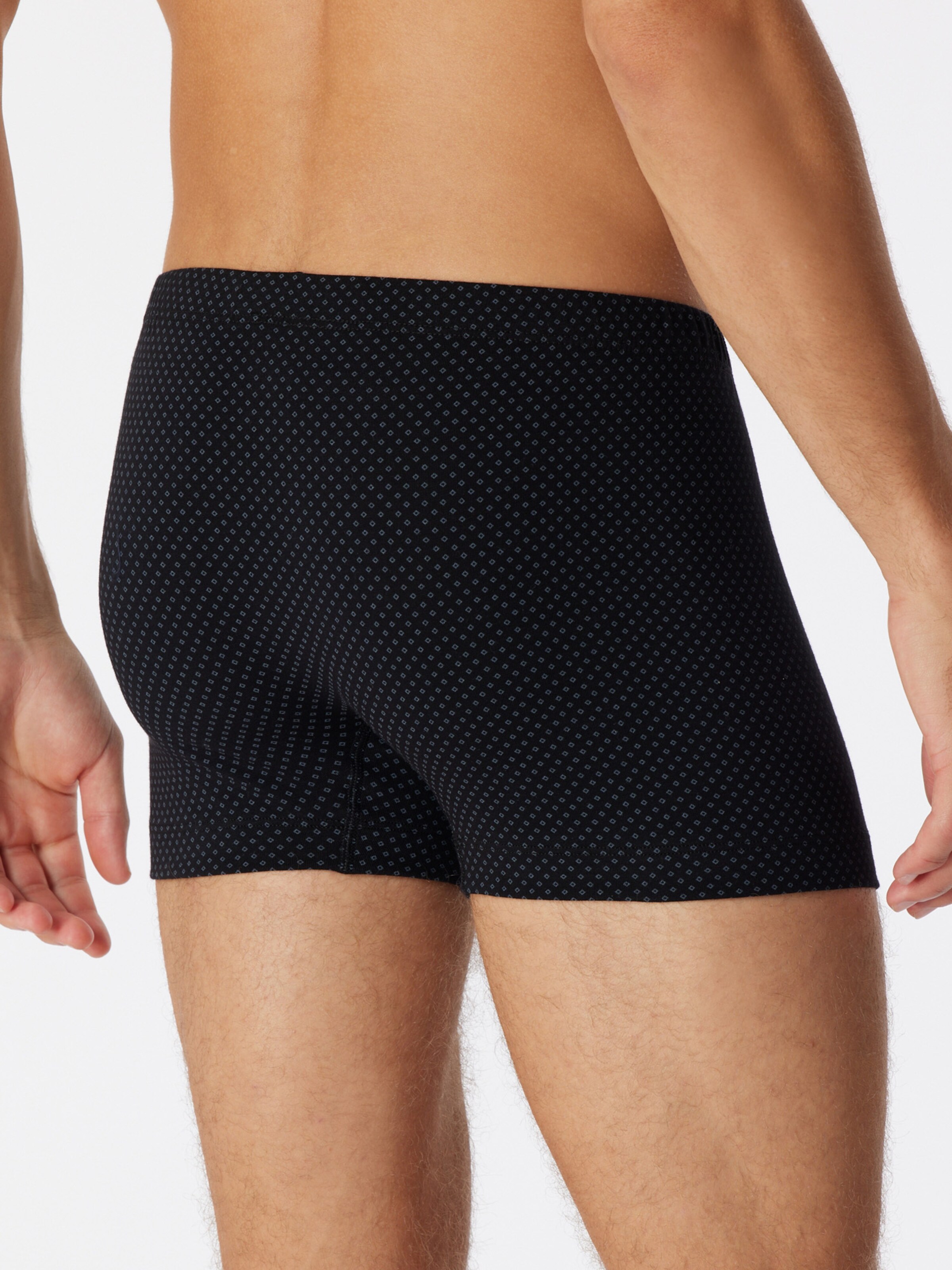 SCHIESSER - Calzoncillo boxer ' Cotton Casuals ' en negro