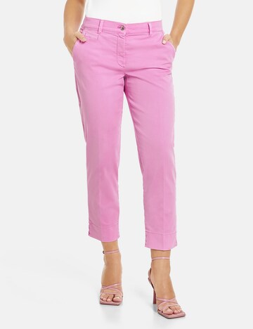 GERRY WEBER Slim fit Trousers 'Kir Sty' in Pink: front