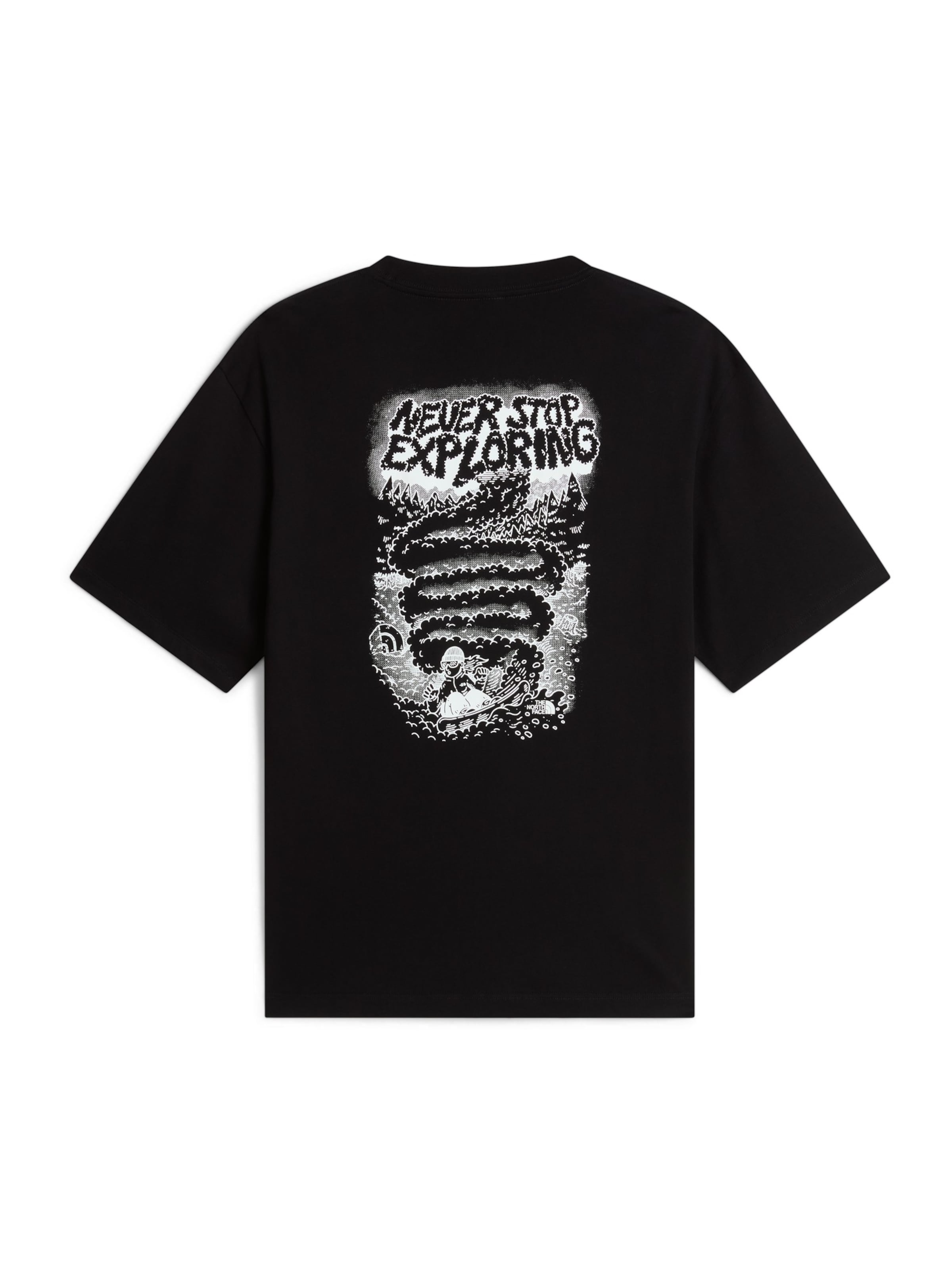 THE NORTH FACE Shirt 'Never Stop Carving' in Zwart