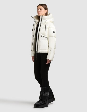 khujo Winter Jacket 'LUNA' in White