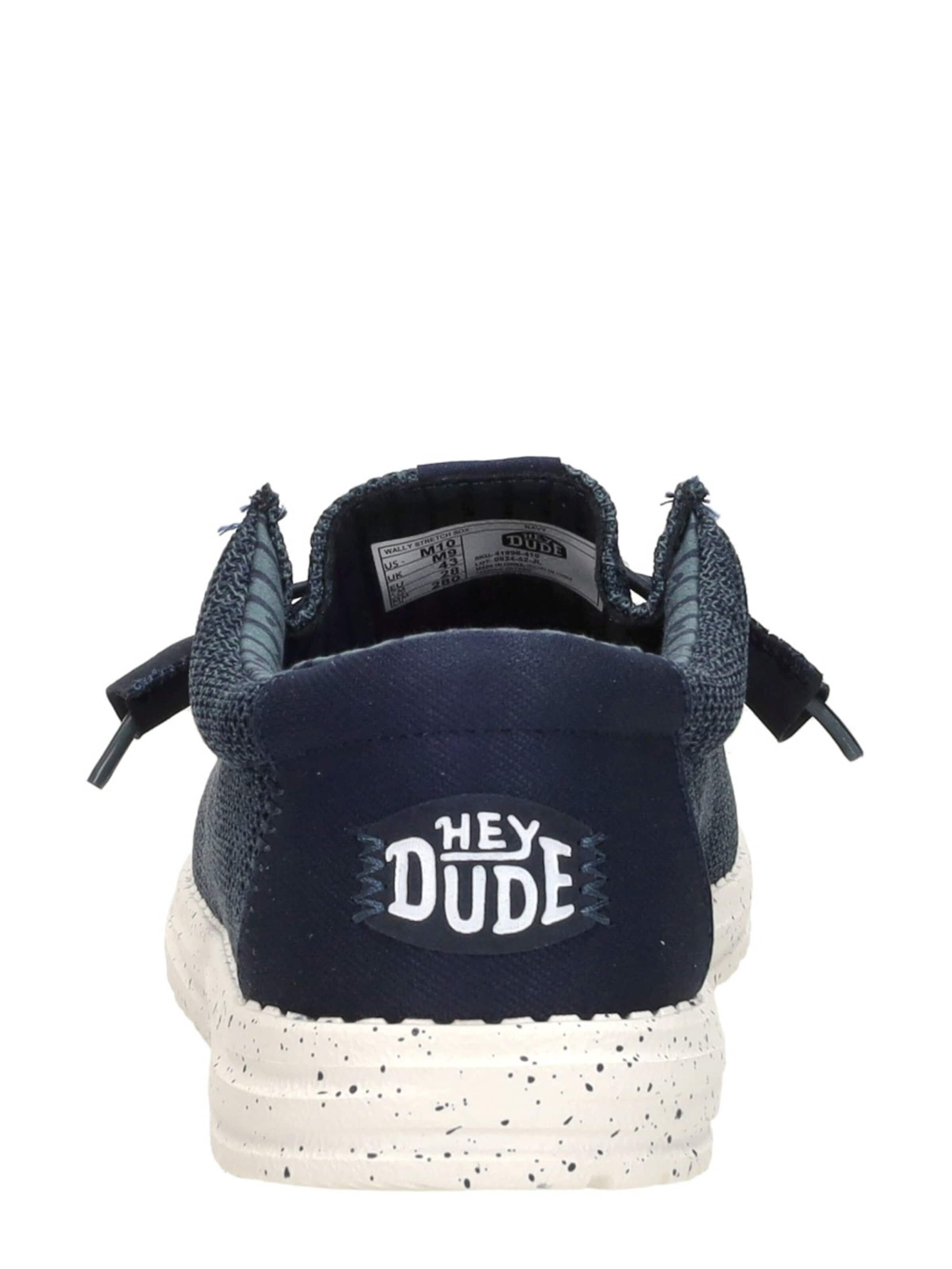 HEY DUDE Instappers 'Stretch Sox' in Blauw