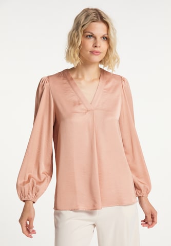 Camicia da donna di usha WHITE LABEL in rosa: frontale