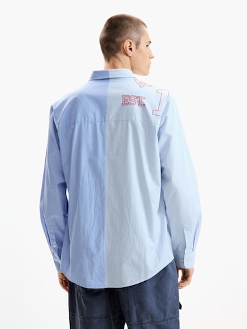 Desigual Regular fit Πουκάμισο σε μπλε