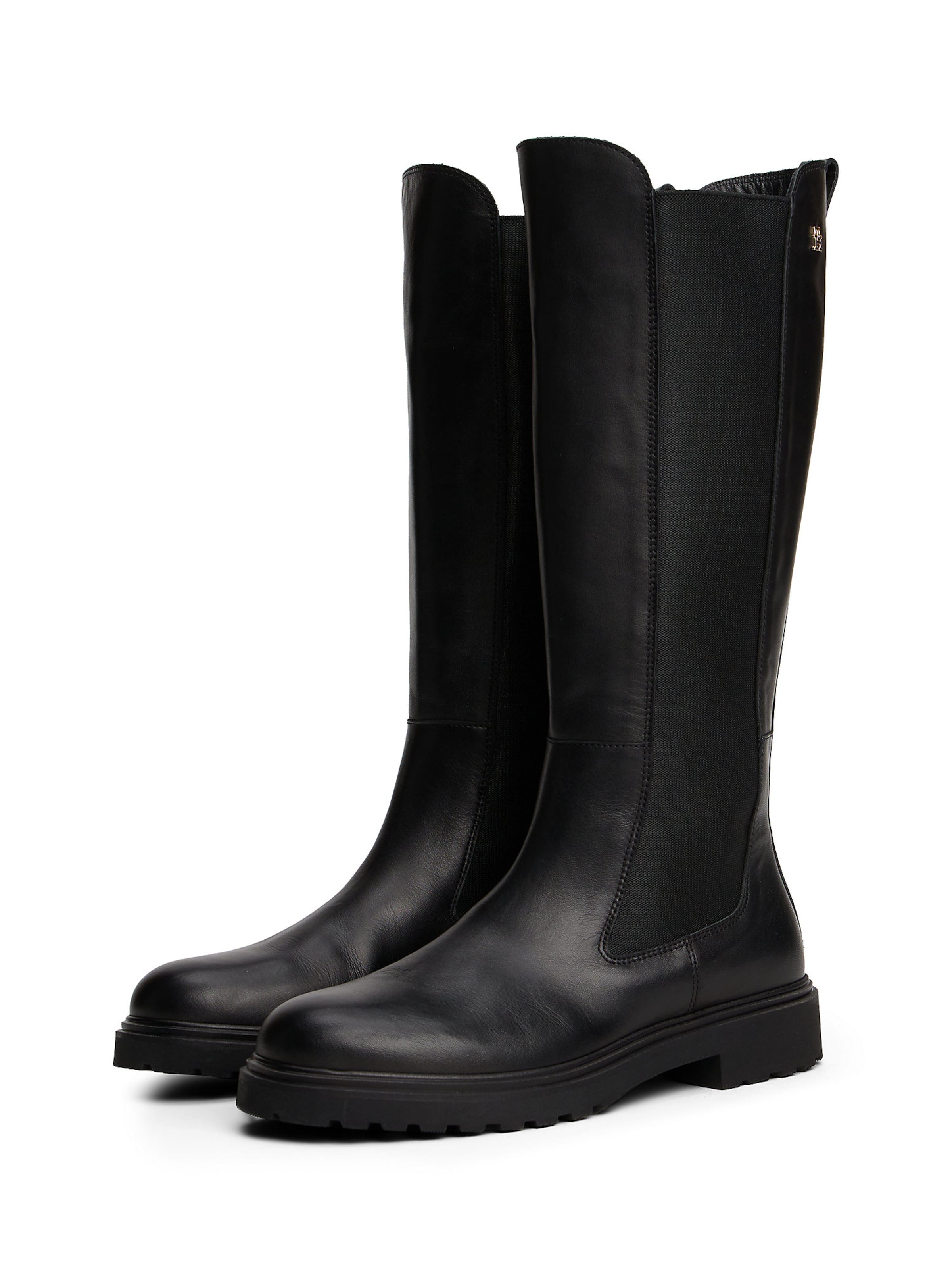 TOMMY HILFIGER Laarzen in Zwart