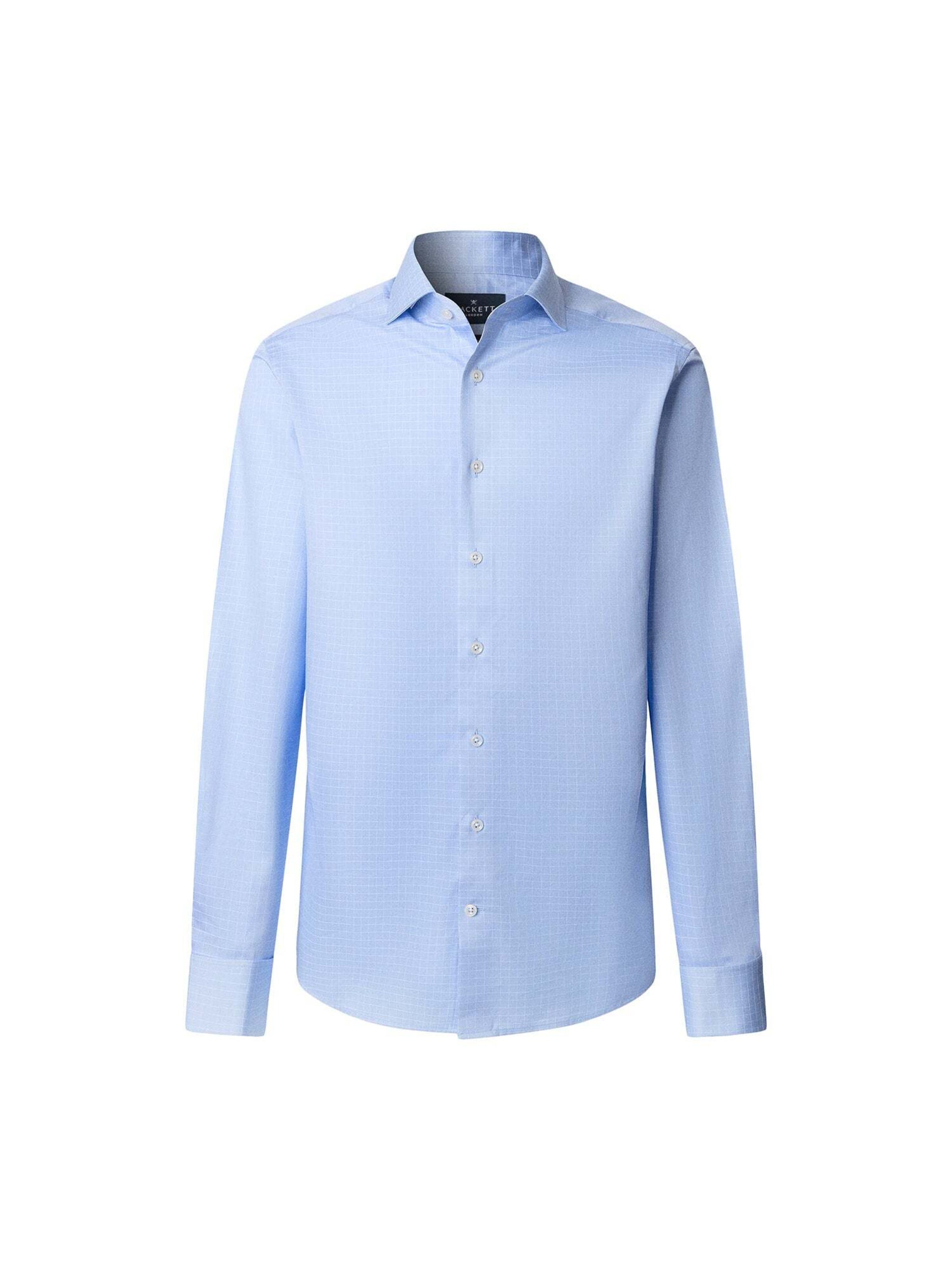 Hackett London Comfort fit Overhemd in Blauw: voorkant