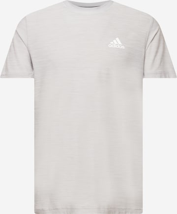 ADIDAS SPORTSWEAR Funkčné tričko 'Aeroready Designed To Move Stretch' - Sivá: predná strana