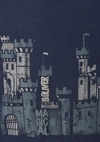 s.Oliver Sweatshirt in Blauw: voorkant