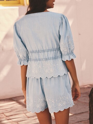 Next - Camiseta en azul