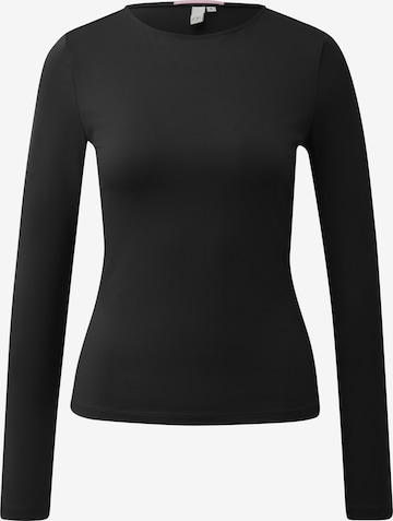QS Shirt in Black: front
