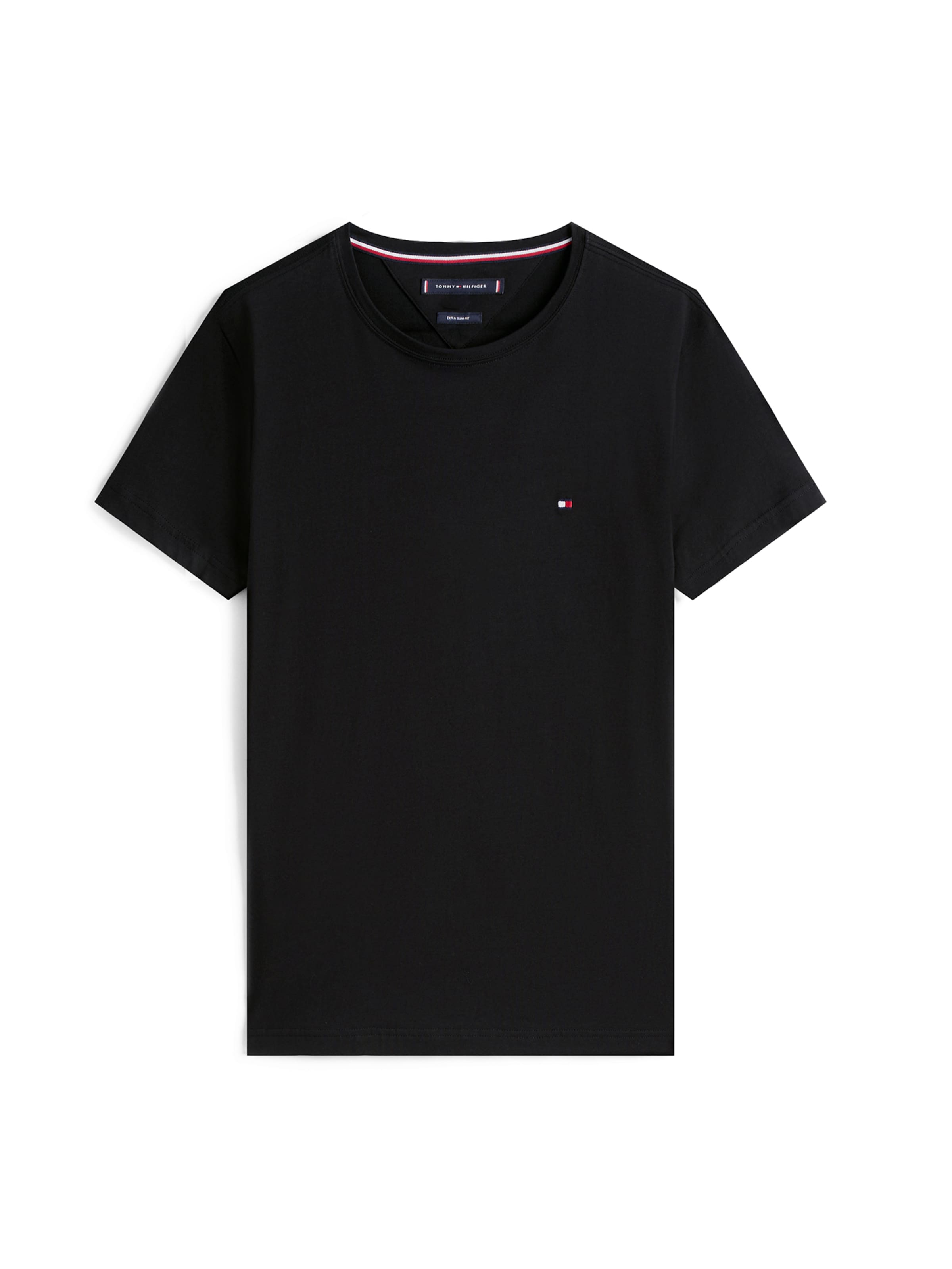T-Shirt 'Flex' TOMMY HILFIGER en noir : devant