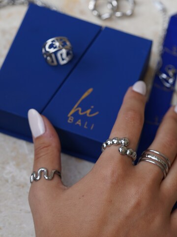 hiBALI Ring 'Bubble' in Silver