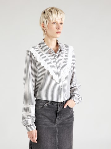 Camicia da donna 'SHENAS' di VILA ROUGE in grigio: frontale