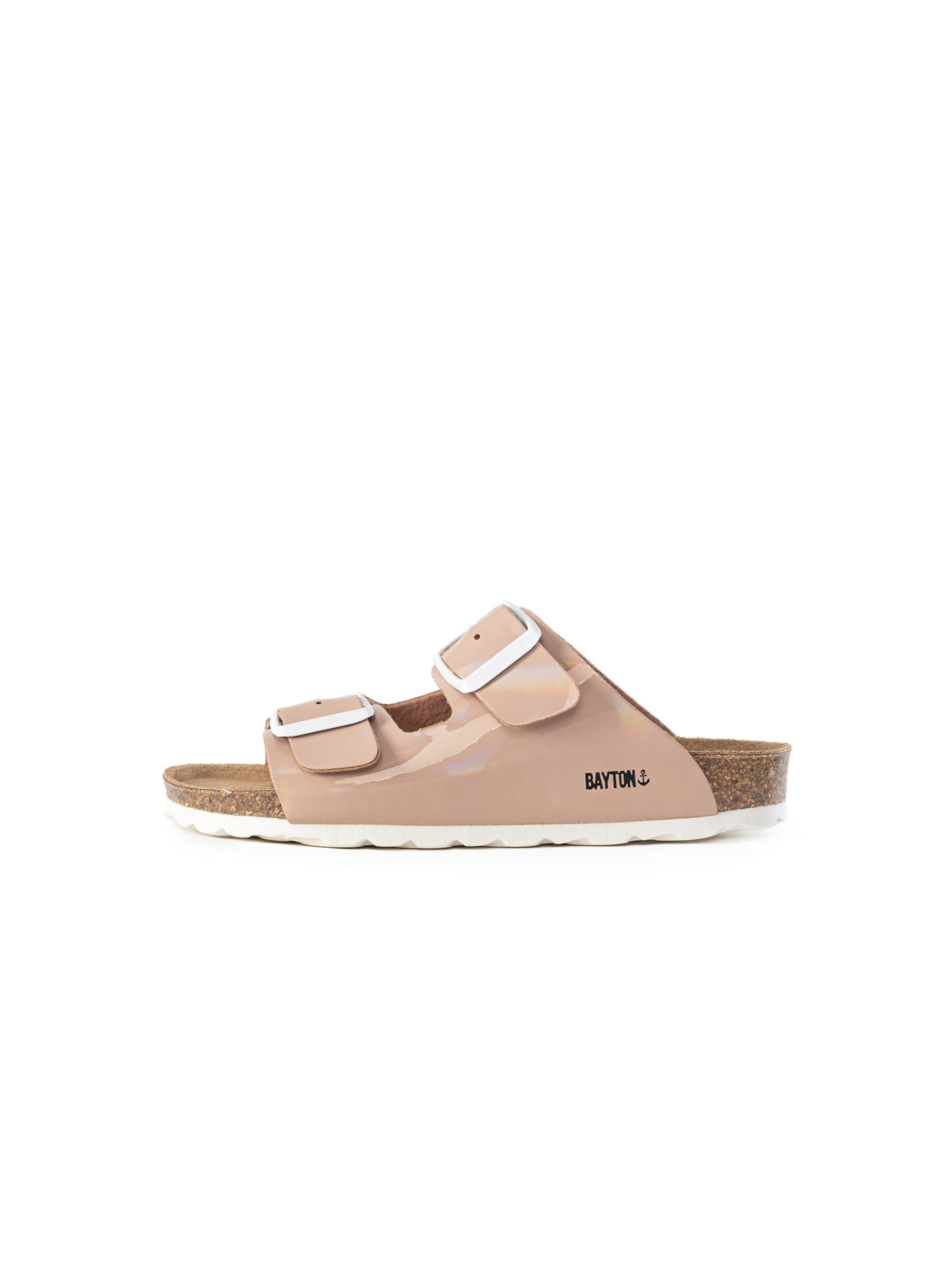 Pantoufle &#x27;Atlas&#x27; Bayton en beige : devant