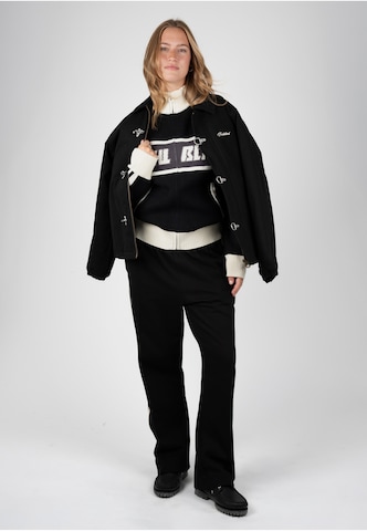 Prohibited Strickjacke 'Letterman' in Schwarz