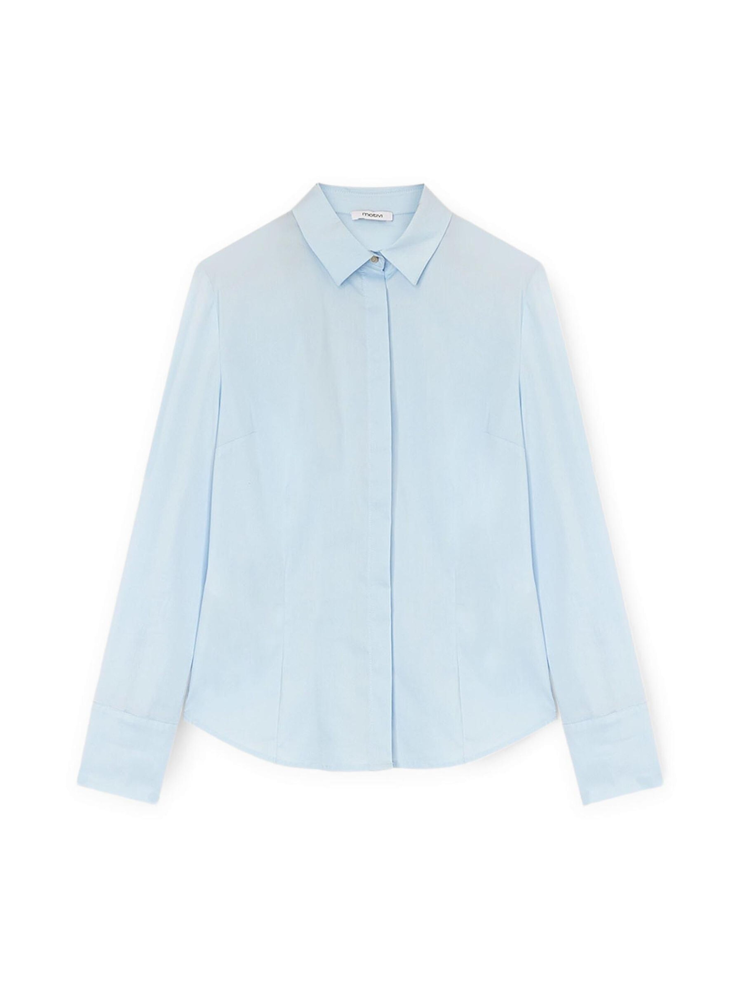 MOTIVI Bluse‌‌‌‌‌‌‌‌‌‌ in Blau: Vorderseite