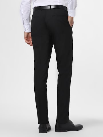 Finshley & Harding Slim fit Pleated Pants in Black