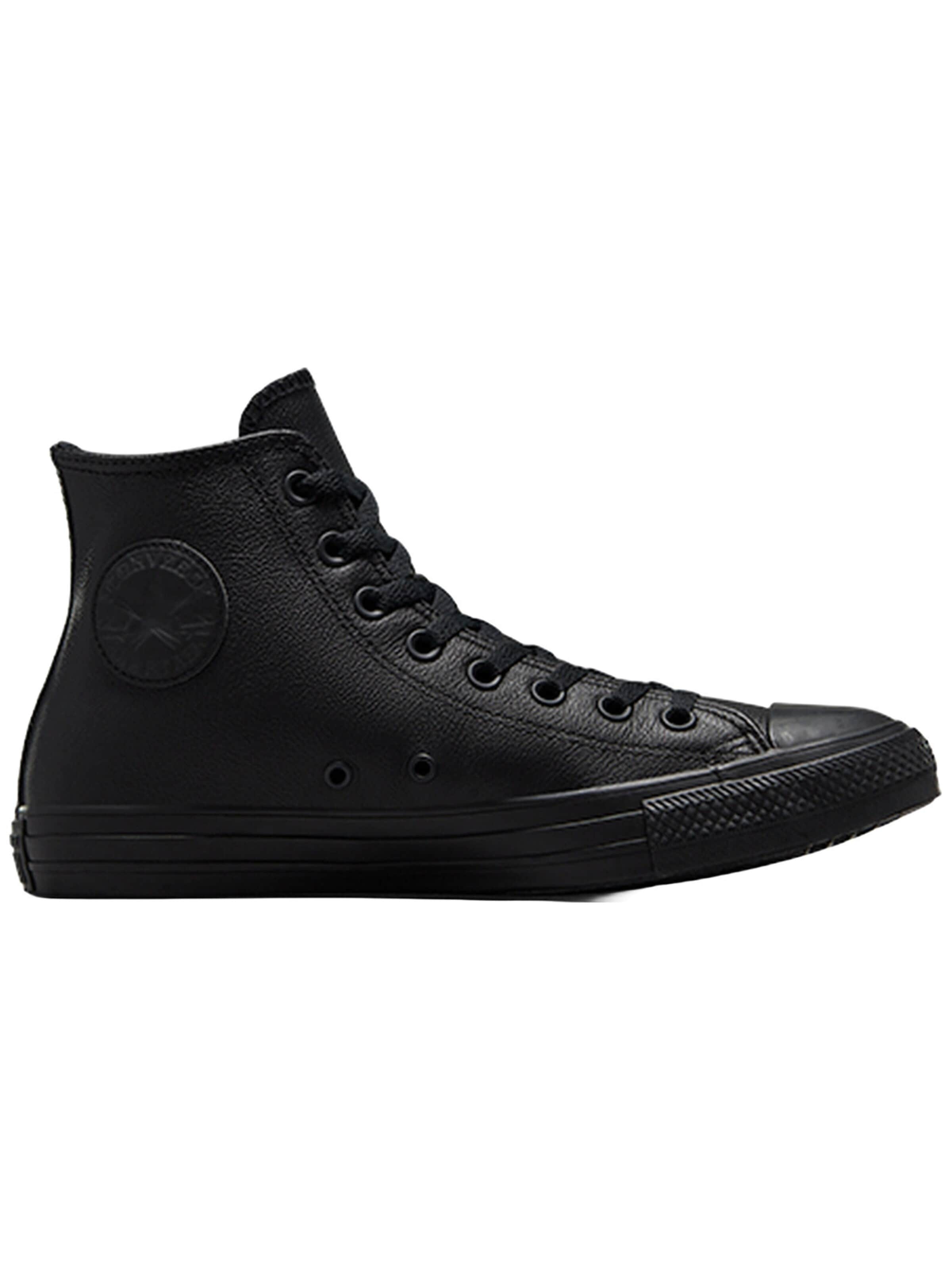 CONVERSE Sneakers hoog 'Converse Chuck Taylor HI Leather' in Zwart