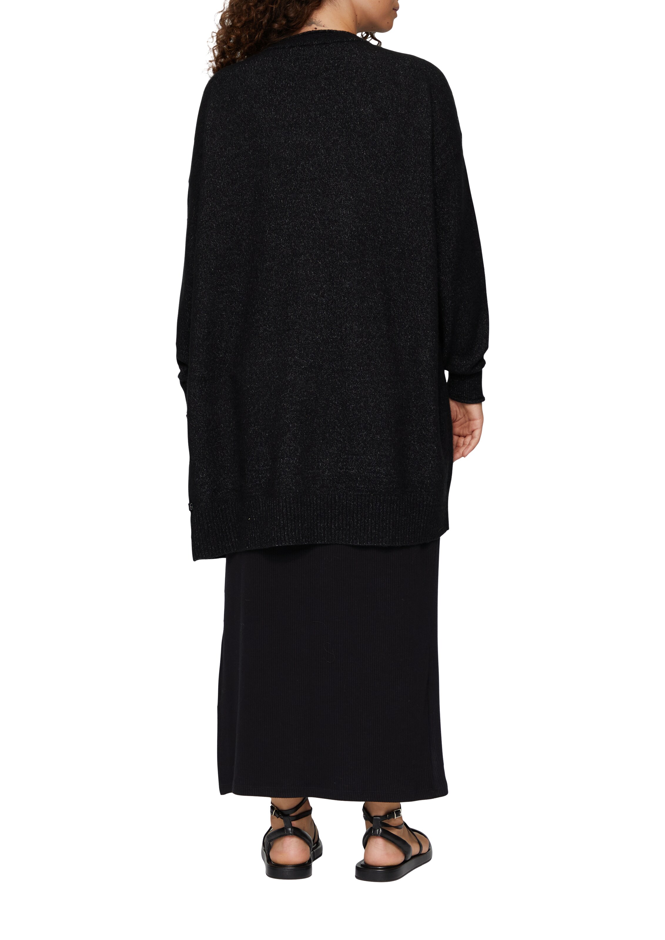 QS Strickjacke in Schwarz