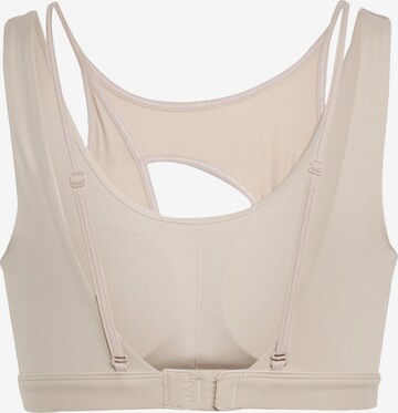 ADIDAS PERFORMANCE Bustier Biustonosz sportowy 'Powerimpact Luxe Medium-Support' w kolorze beżowy