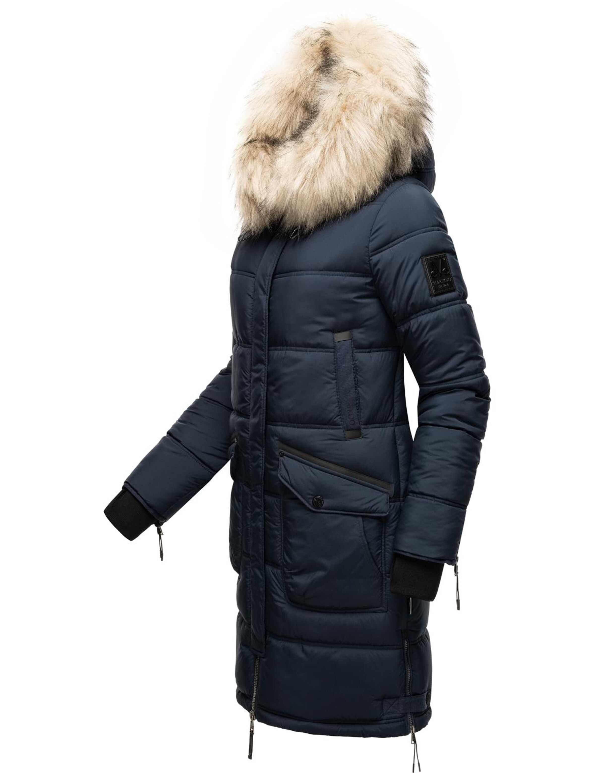 MARIKOO Winter coat 'Chaskaa' in Blue