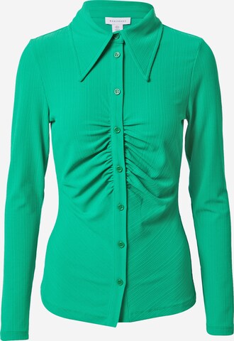 Warehouse Blouse in Groen: voorkant