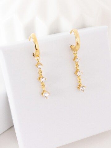 Hey Happiness Oorbellen 'Dangle' in Goud