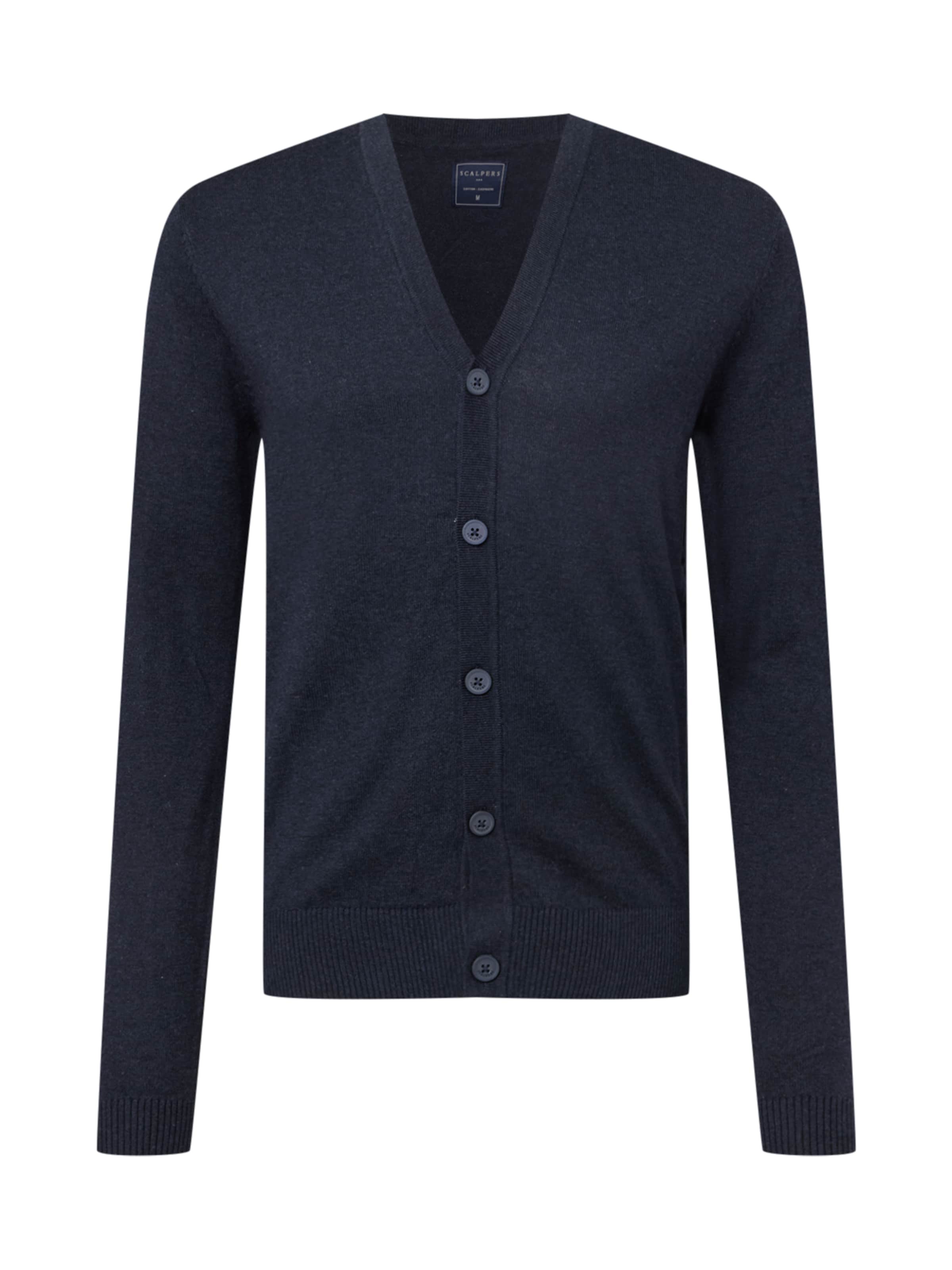 Scalpers Kardigan – modrá: přední strana