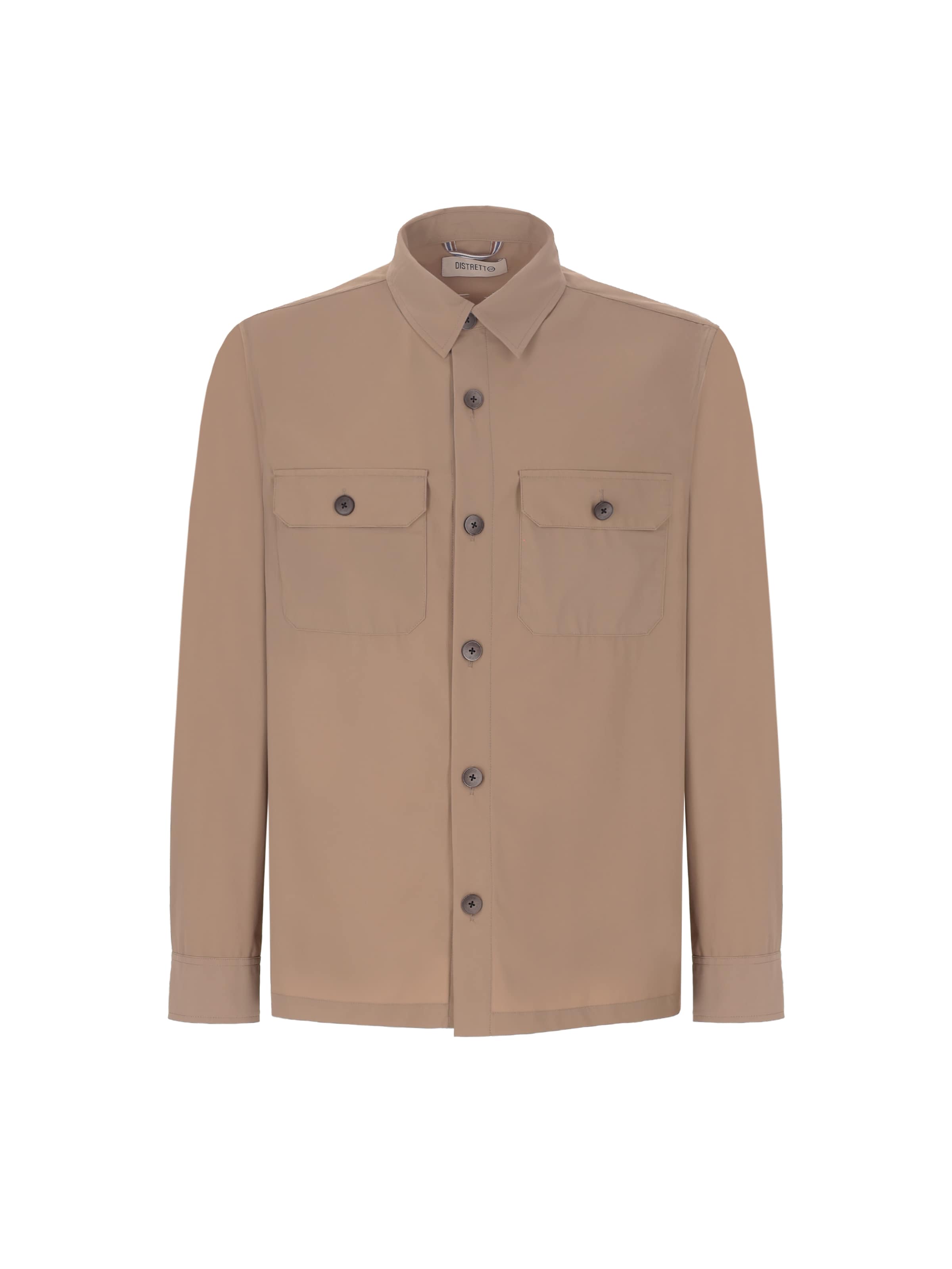 Distretto12 Between-season jacket in Beige: front
