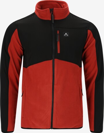 Whistler Athletic Fleece Jacket 'Evo' in Red: front