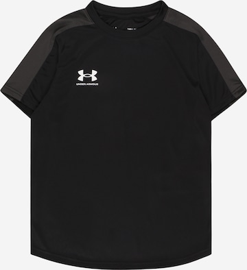UNDER ARMOUR Λειτουργικό μπλουζάκι σε μαύρο: μπροστά