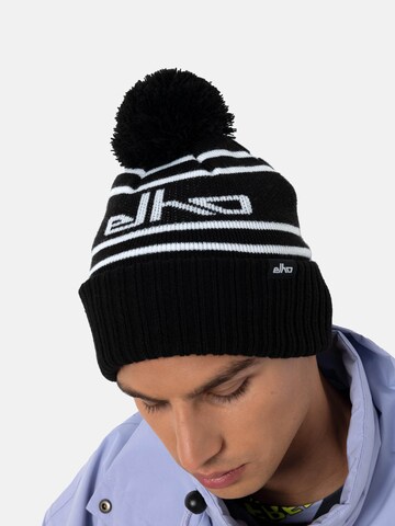 elho Beanie 'La Plagne 89' in Black: front