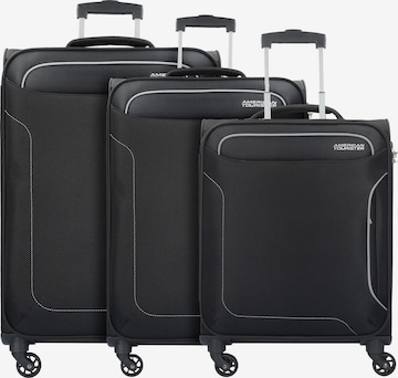 Set di valigie 'Holiday Heat' di American Tourister in nero: frontale