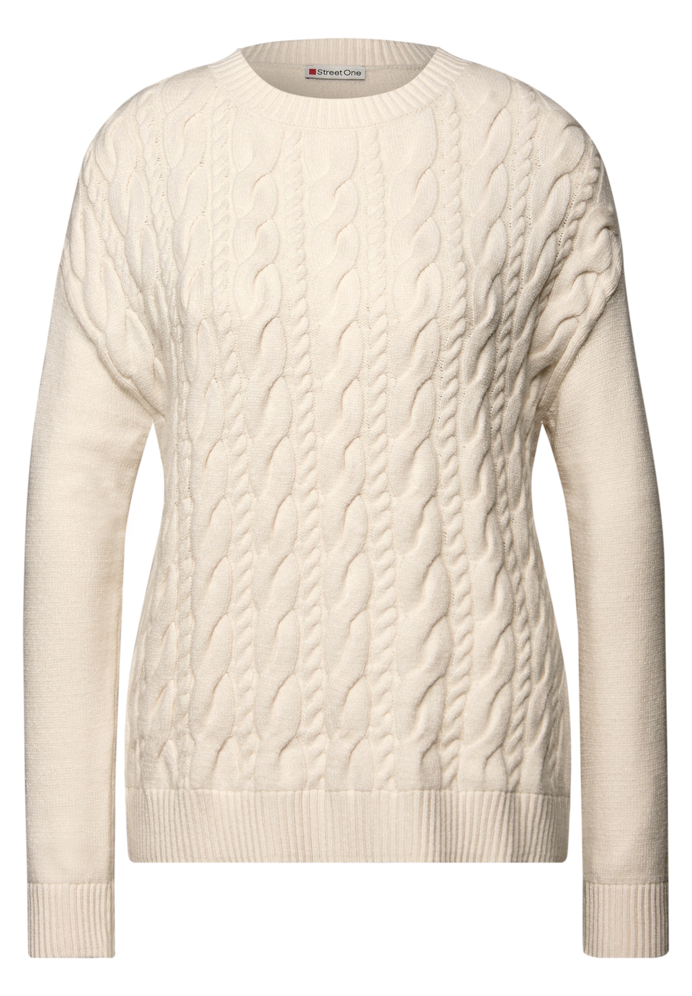 STREET ONE Pullover in Beige: Vorderseite