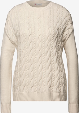 STREET ONE Pullover in Beige: Vorderseite
