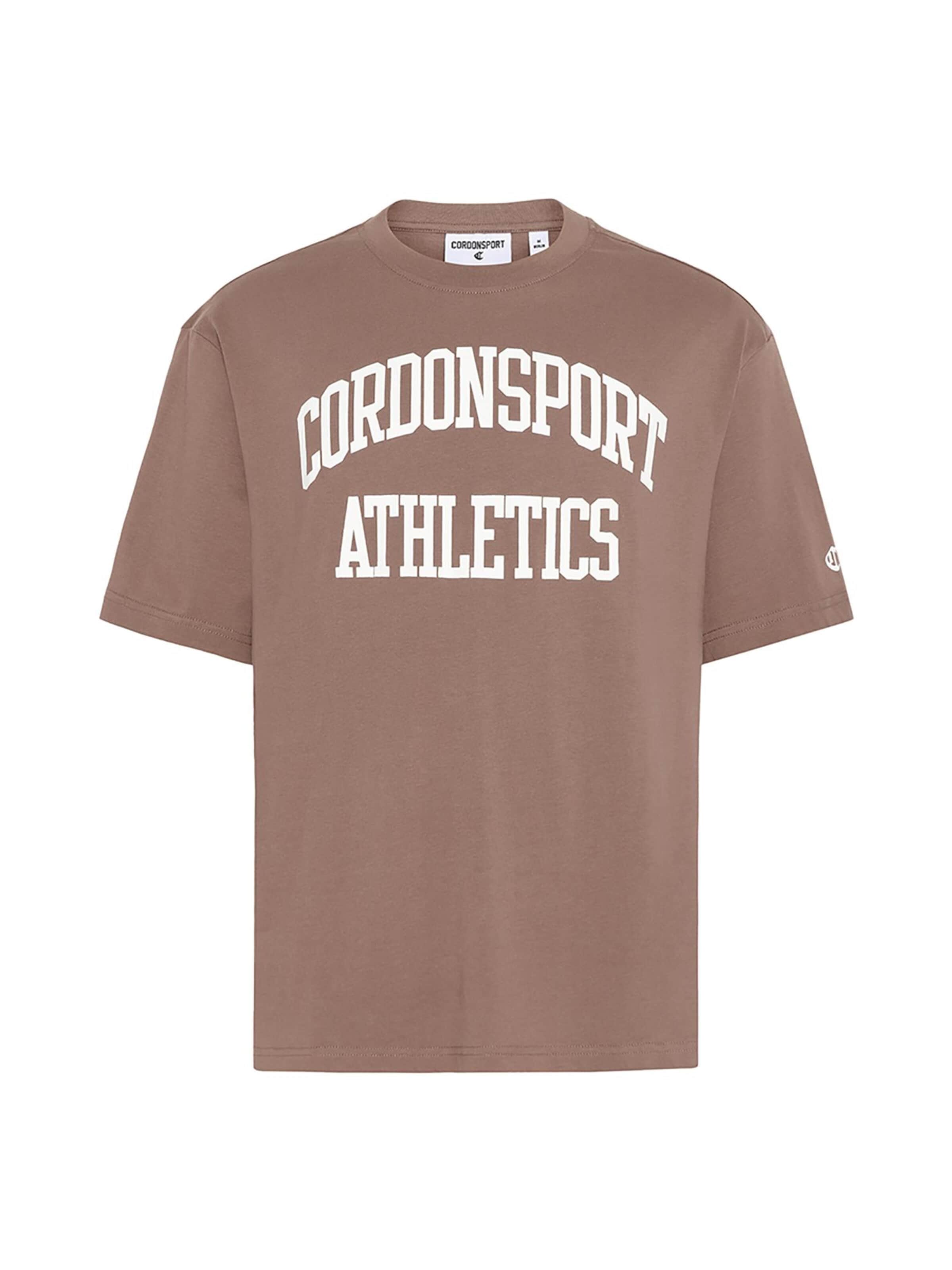 Cordon Sport Shirt 'King' in Brown: front