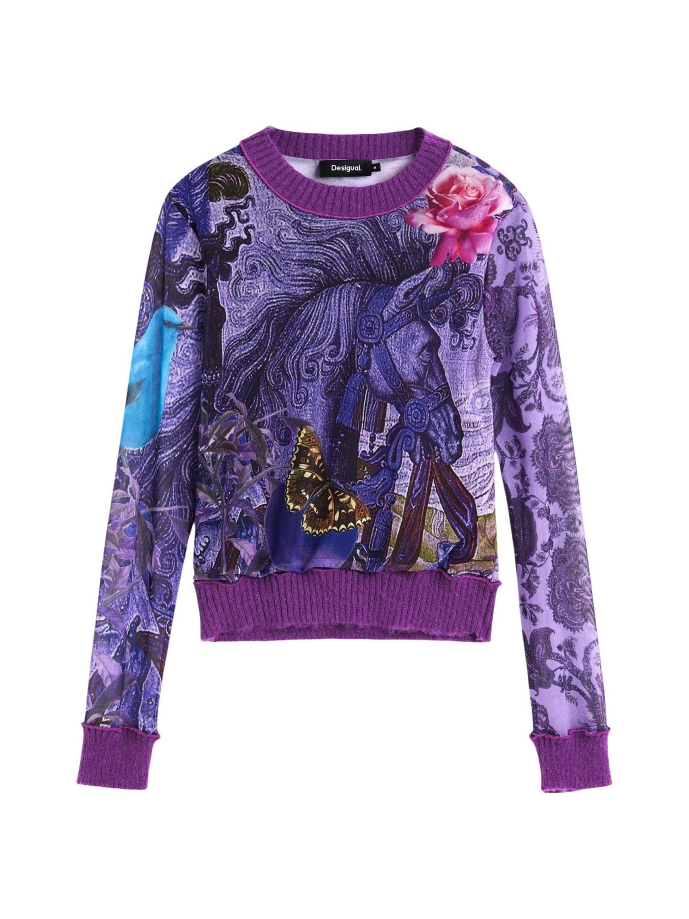 Top 'TS_HORSE_LACROIX 26WWTK60' di Desigual in lilla: frontale
