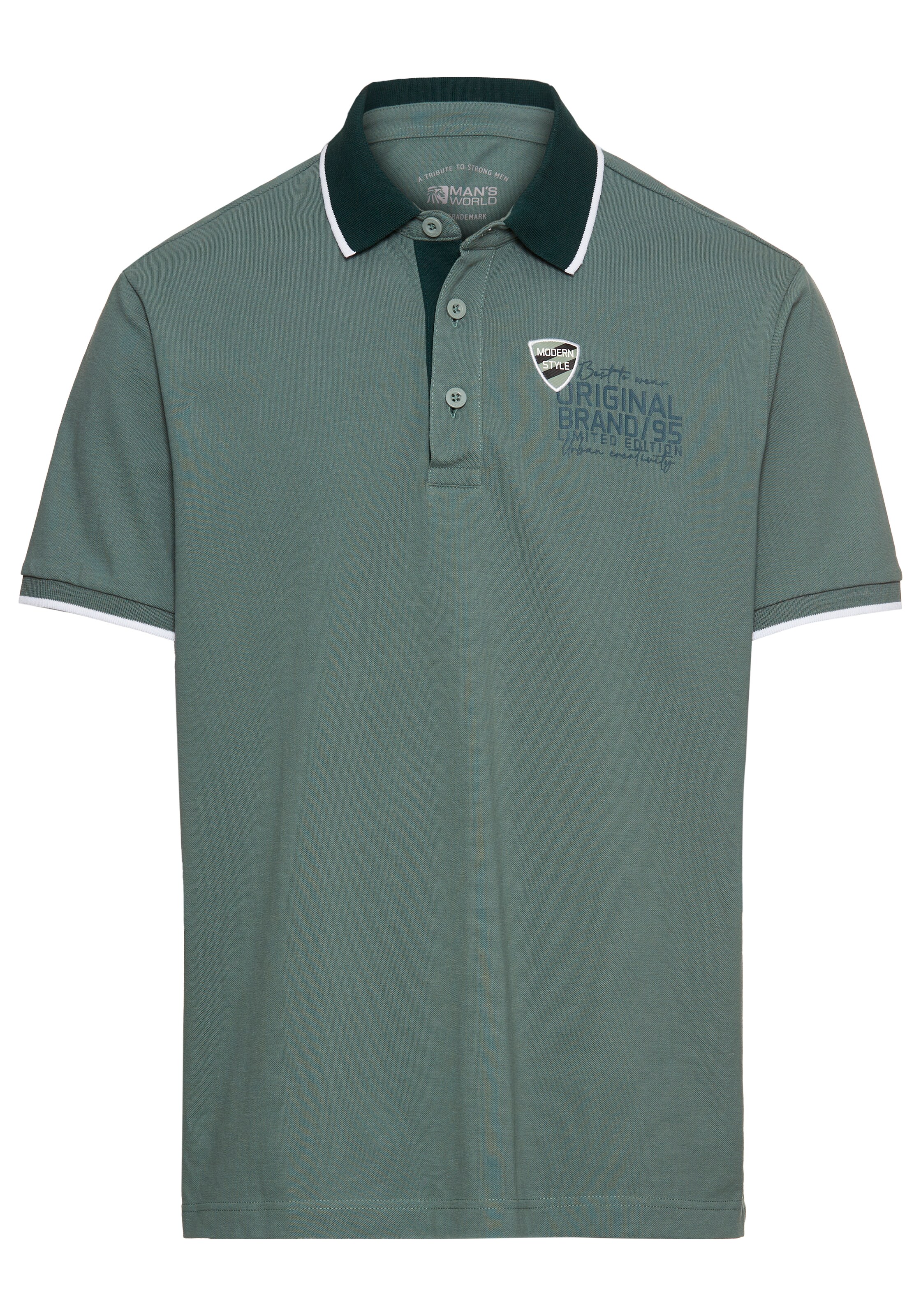 Man's World Shirt in Green: front