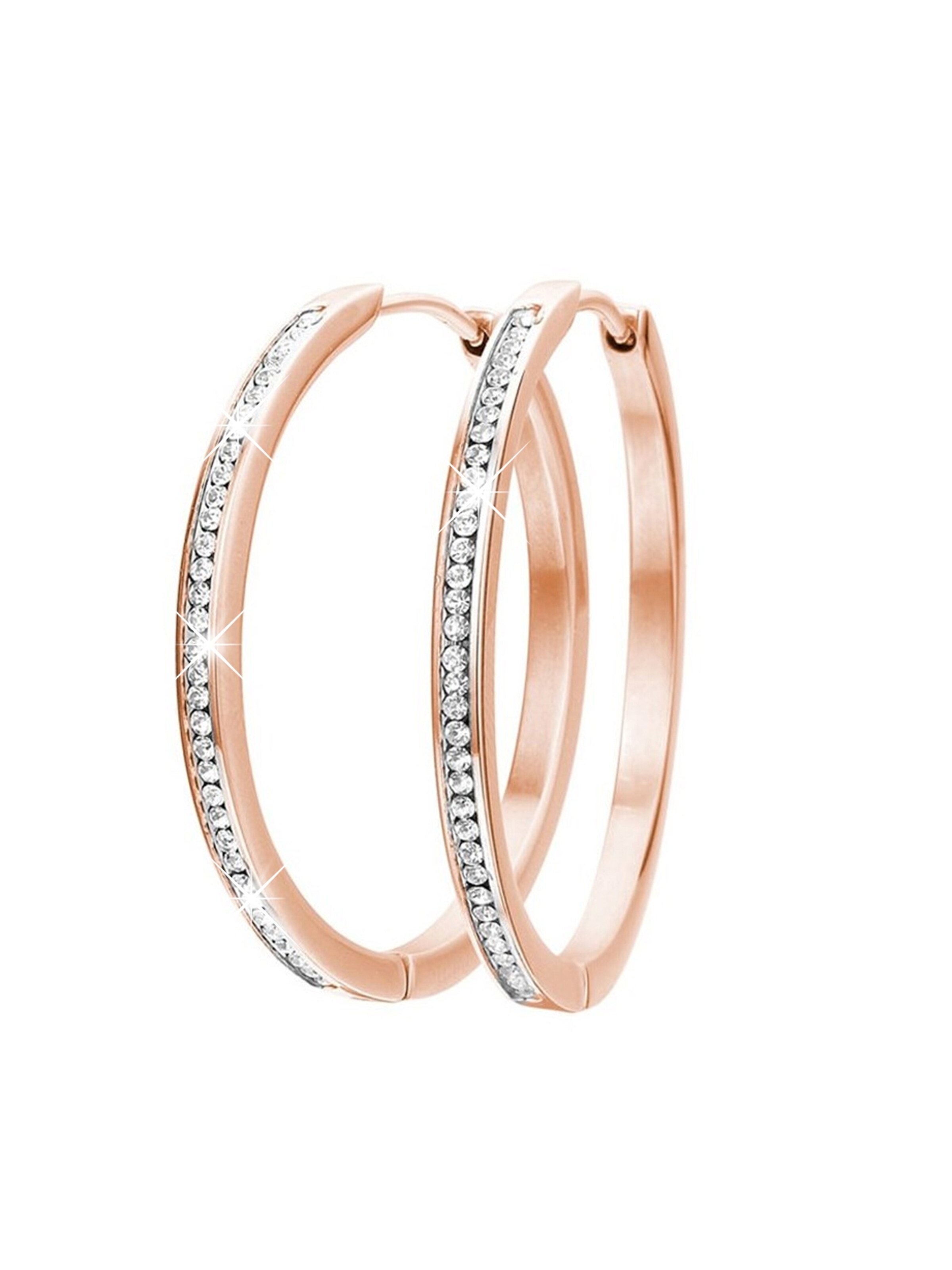 Lucardi Oorbellen in Goud: voorkant