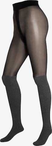 s.Oliver Tights in Black: front