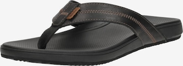 REEF T-bar sandals 'Cushion Phantom 2.0' in Black: front